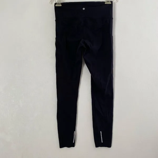 CRZ Yoga High Waisted Leggings Black Size 4/6 Buttery Soft Athletic Yoga Pants P - Image 3