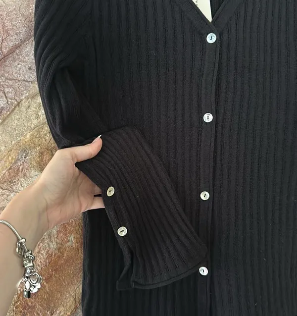 Commense Leisure Long Sleeve Two Piece Skirt Set size M - Image 4
