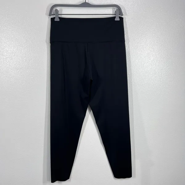 Aerie Crop Leggings High Waisted Stretch Athletic Black‎ Size 06 Running Gym - Image 3