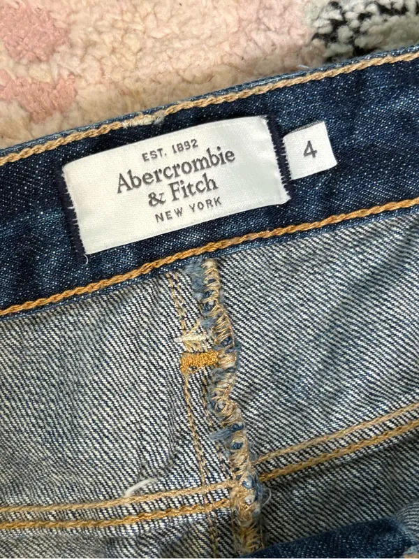 Vintage 2000’s Abercrombie & Fitch Denim Mini Skirt - Image 5