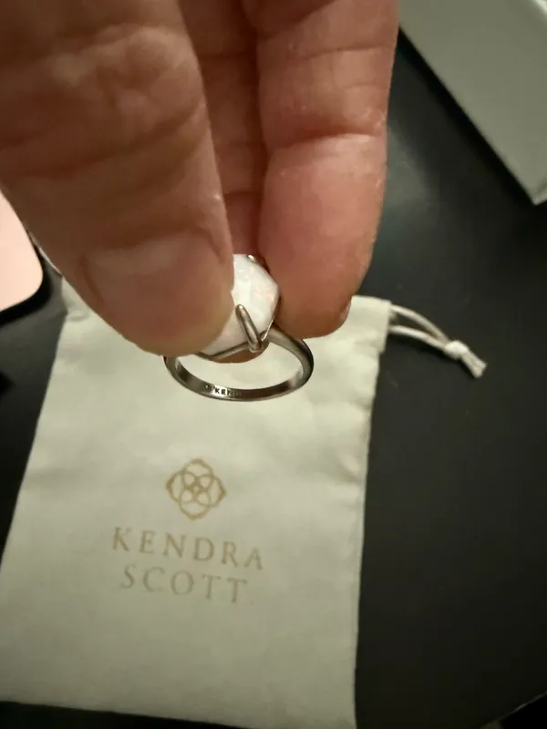 Kendra Scott Ring Silver size 7 - Image 6