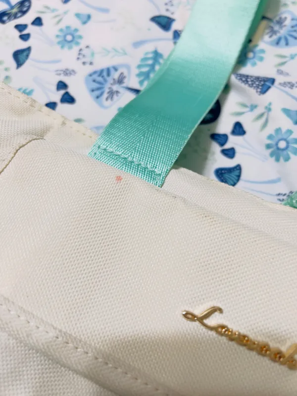 Teal backpack/ Tote bag  - Image 5