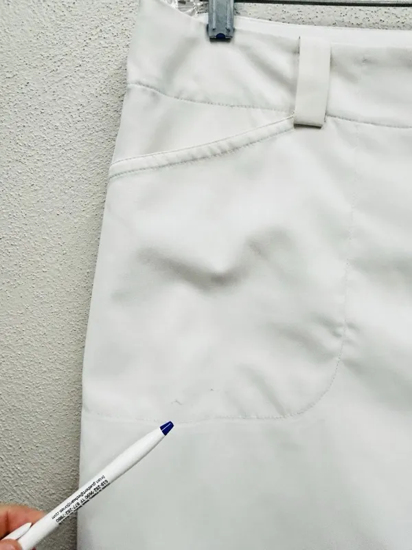 Nike Golf Skort Womens 16 White Fit Dry Performance Stretch Tennis Athletic - Image 5