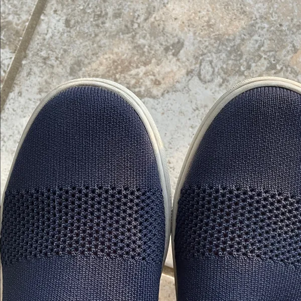 Rothy's Maritime Lattice Stitch Sneakers Navy - Image 6