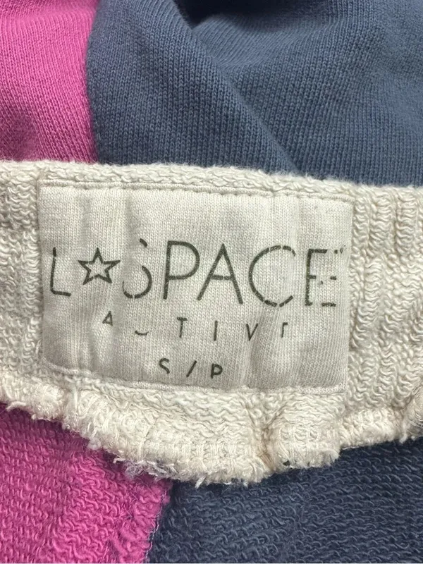 L*Space Active Slate Colorblock Don't Sweat It High Waisted Shorts Women’s Small - Image 3