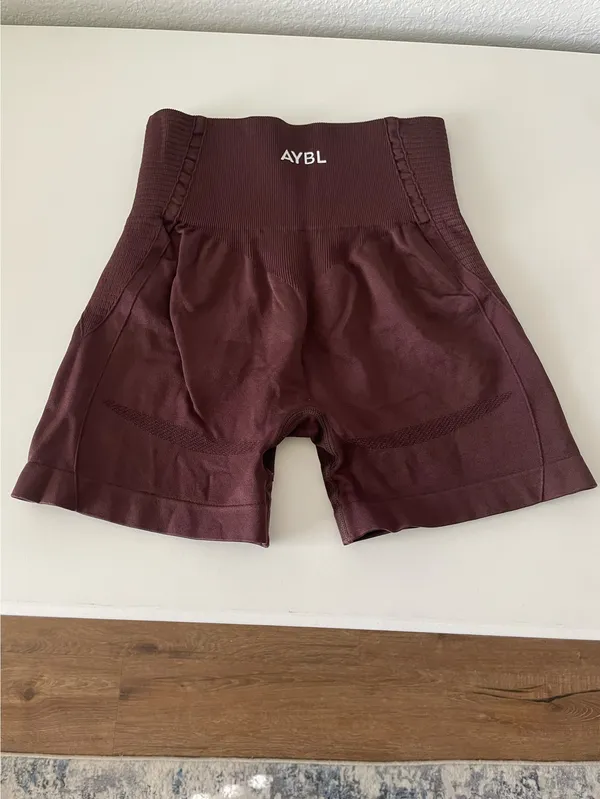 AYBL Brown Empower Seamless Shorts - Image 2
