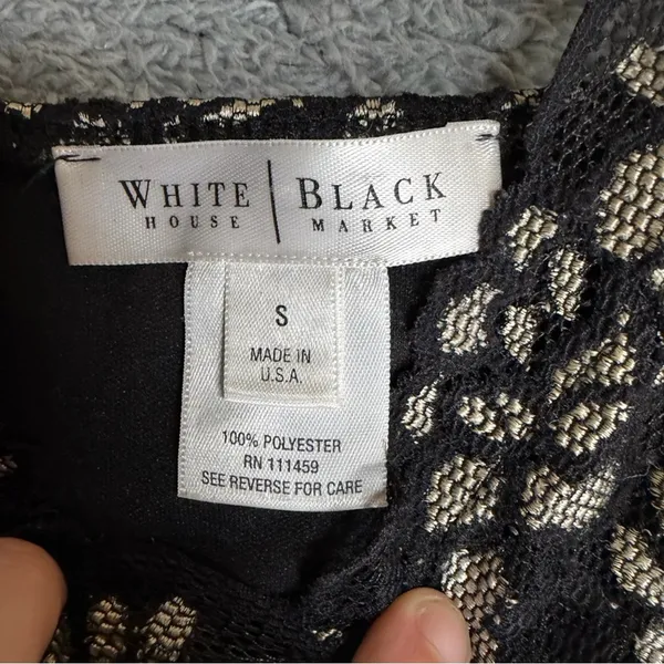 White House Black Market Lace Babydoll Tank Top Size Small - Image 6
