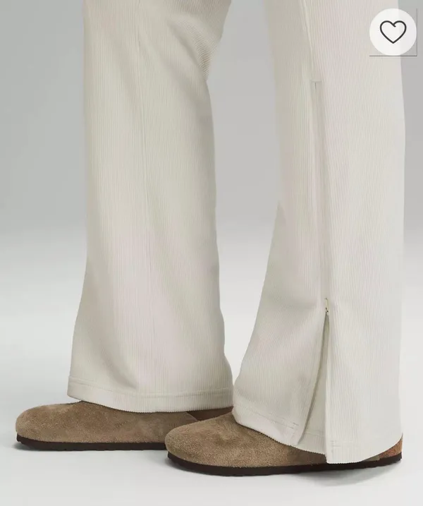 Lululemon ribbed softstreme flare pants - Image 4