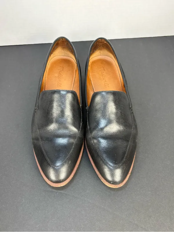 Madewell Black Leather Slip-On Loafers - Image 4