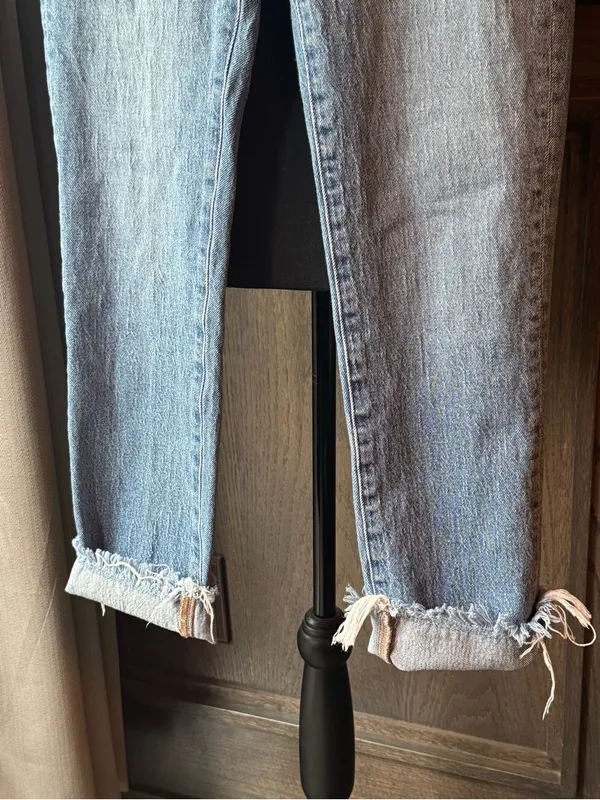 Madewell the perfect vintage Jean raw hem sz 23 EUC - Image 3