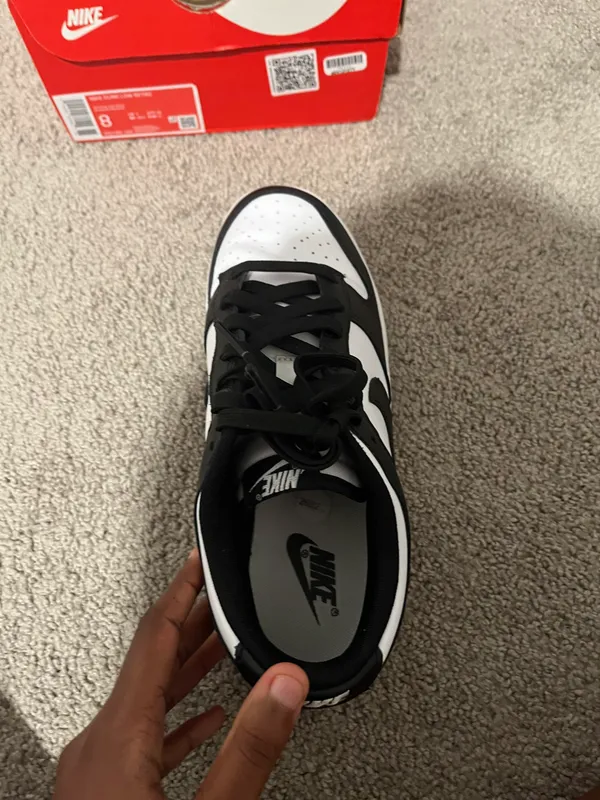 Nike Dunk Low Panda Black White - Image 5
