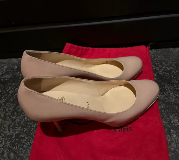 Nude Christian Louboutin Heels So Kate 80mm - Image 4