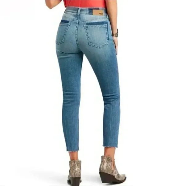 Ariat Boyfriend High Rise Jordana Straight Bombshell Jeans Size 28R - Image 6