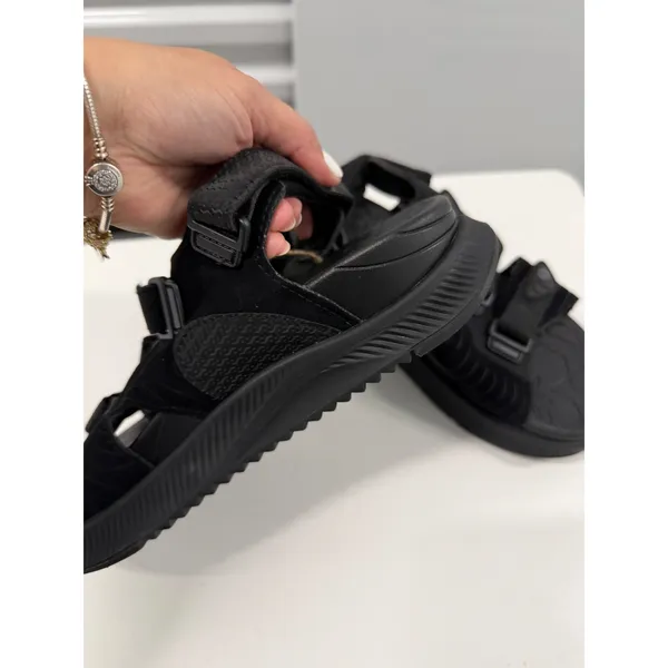 ONCAI Womens Sport Sandals Black Multi Strap Adjustable Platform Shoes US 8 NEW - Image 2