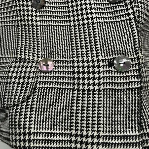 Augustus by Andrew Morgan houndstooth Blazer Jacket 90's Vintage Academia Size 6 - Image 7