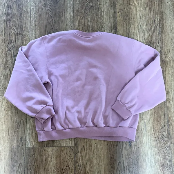Hollister Vancouver British Columbia Graphic Sweatshirt Mauve Pink Womens Medium - Image 9