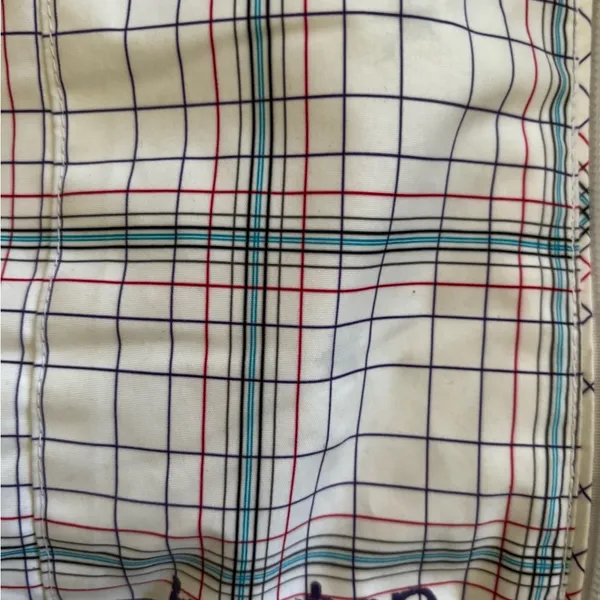 Burton DryRide Snowboard Ski Jacket Parka White Red Blue Plaid Pattern Sz S - Image 7