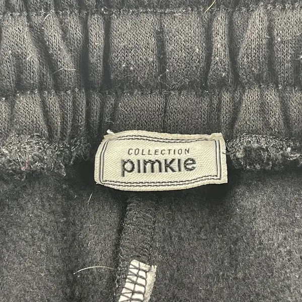 Pimkie Collection Womens Black Jogger Sweatpants Fleece Lined‎ Drawstring Waist - Image 2