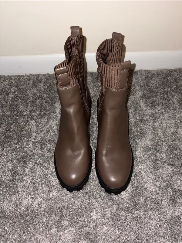 A New Day Women's Chunky Chelsea Ankle Boots - Brown - Image 2