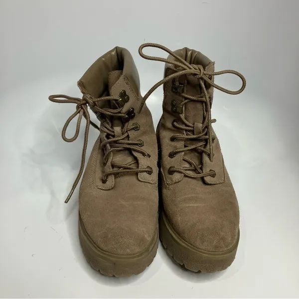 Timberland Carnaby Cool tan‎ suede lace up boots size 9 - Image 2