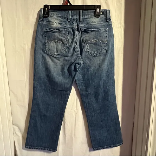 Lucky Brand Jeans Women's 4 / 27 Logan Classic Rider Crop Denim Mid Rise‎ Casual - Image 2