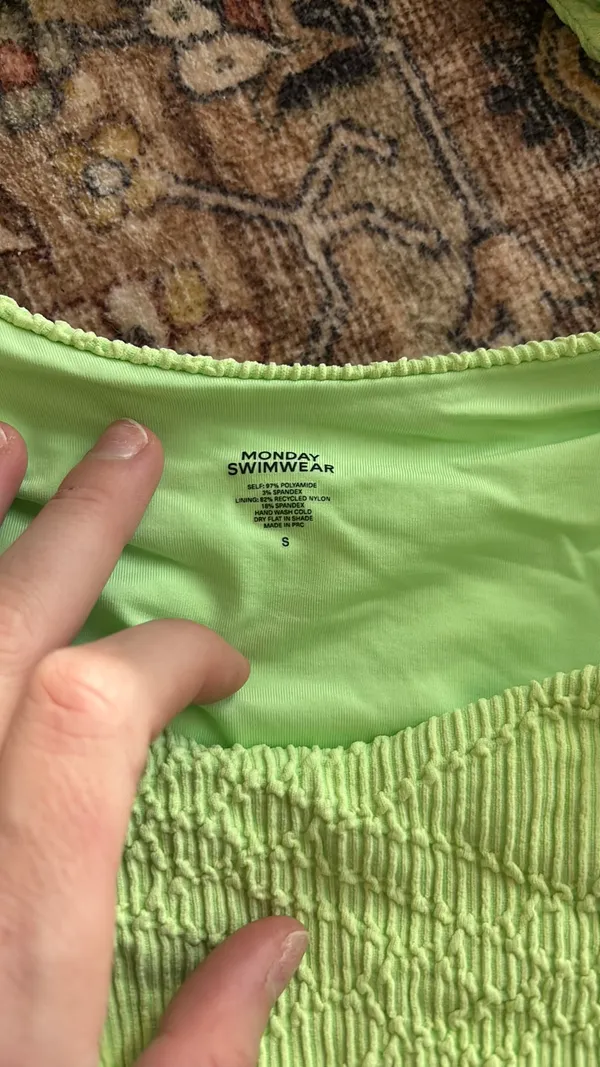 Monday Swimwear Set Green Size M - Image 3