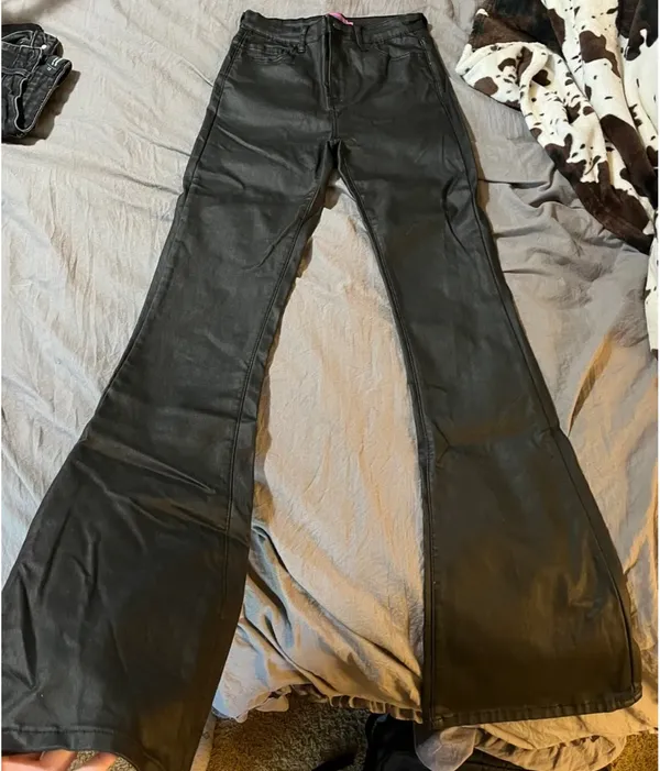 Edikted Leather Pants - Image 2