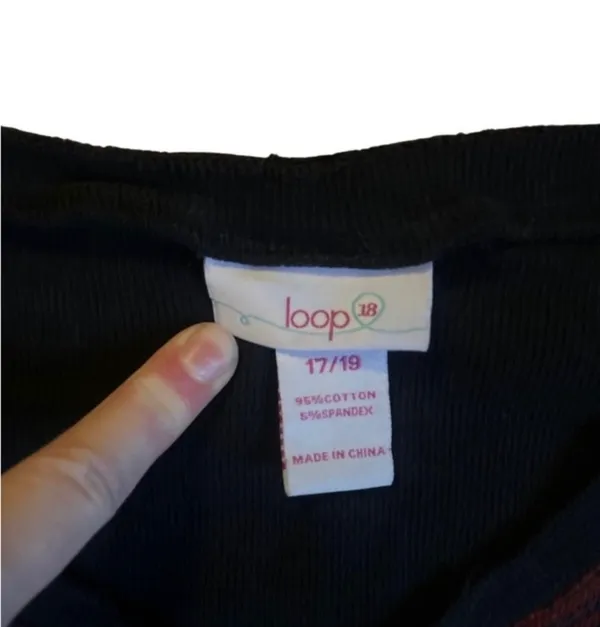 Vintage 90s LOOP 18 Brand Argyle Sweater Women’s Plus Size 17/19 - Image 3