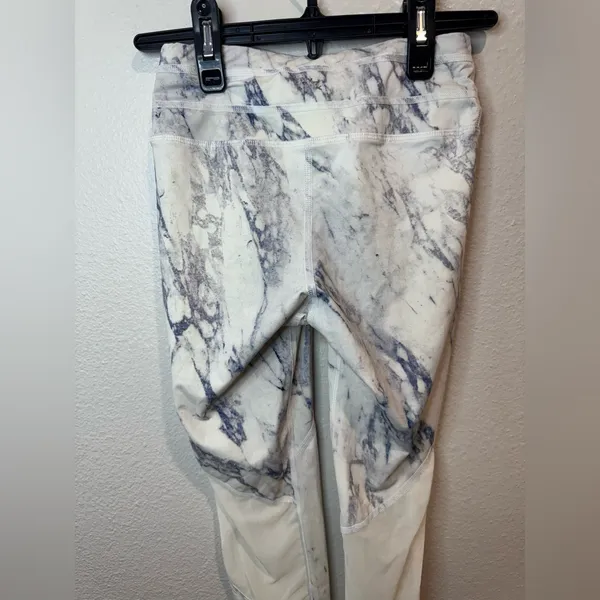 Varley Women’s Performance Windsor Tight Teal‎ Marble Leggings Size XXS - Image 8
