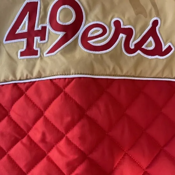 San Francisco 49ers Officially Licensed NFL Vest Womens Sz Small - Image 8
