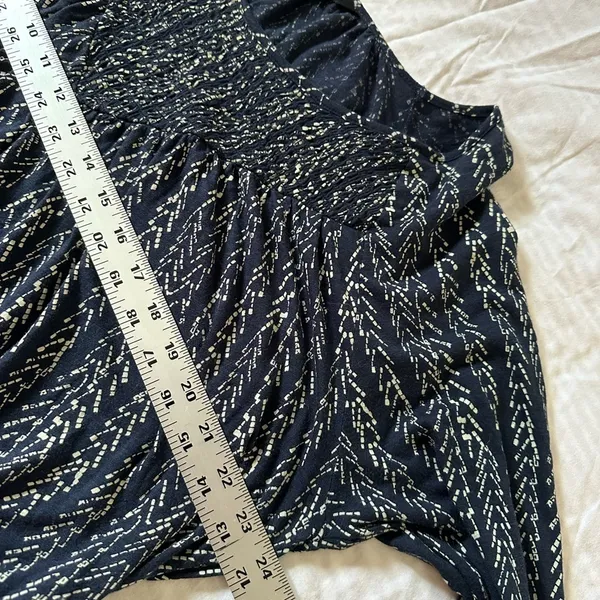Lucky Brand Black and White Patterned Blouse - Image 9