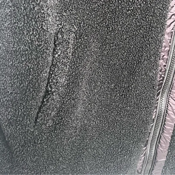 1 Madison Expedition Sz XL Black Faux Fur Fuzzy Hooded Jacket Insulated Sherpa - Image 9