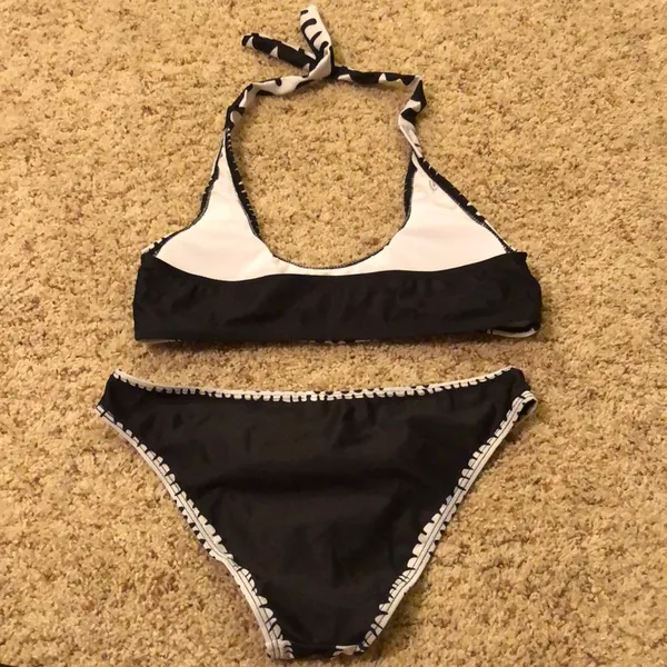 NWOT black and white bathing suit - Image 3