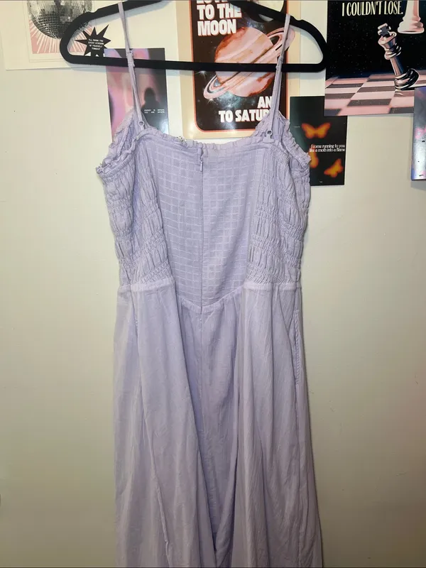 American Eagle NWT Purple Maxi Dress w Bows - Image 6