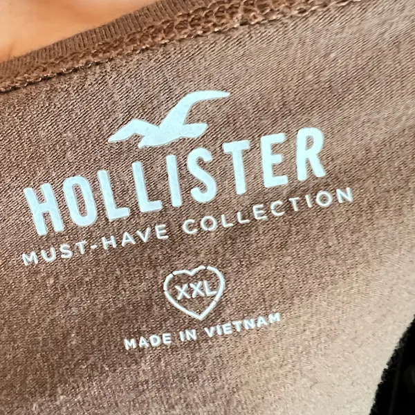 Hollister Brown Babydoll Top Coquette Soft Girl Fairycore‎ Romantic XXL - Image 3