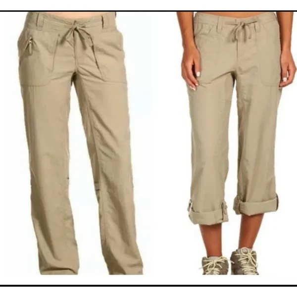 North Face‎ Pants Women's 10 regular Dune Beige Horizon Utility - Image 2