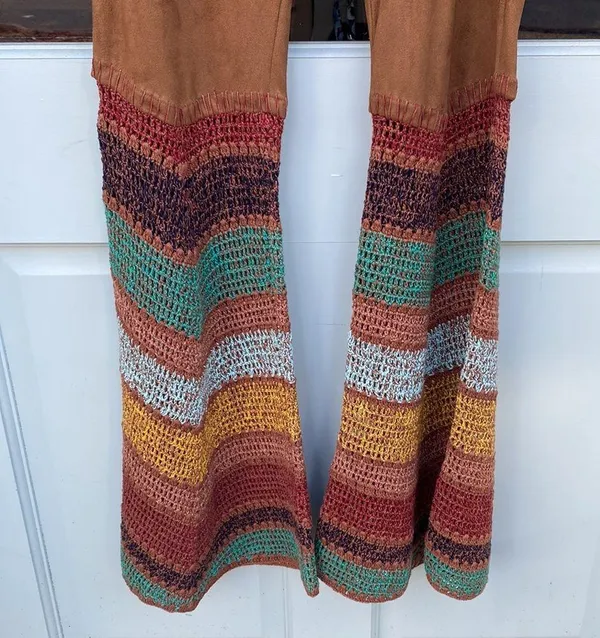 Judith March Boho wide legs pants size large - Image 2