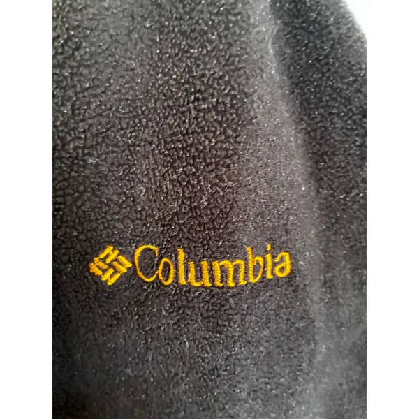 Columbia Mizzou Tigers Fleece Jacket Women’s Small Black Full Zip Embroidered - Image 3