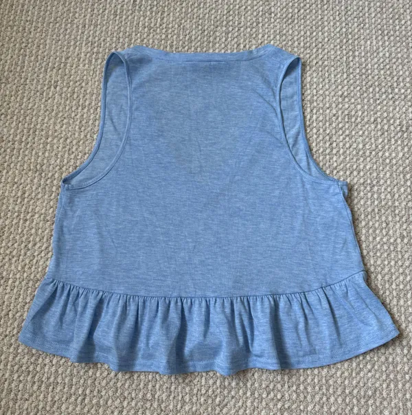 Lulus V-Neck Ruffle Tank - Image 3