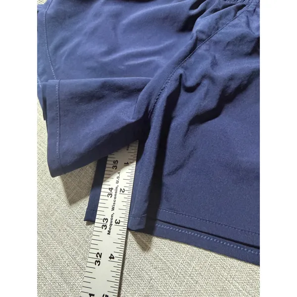New Balance Women Navy Blue Running Shorts Athletic Workout Gym Size‎ Small - Image 3