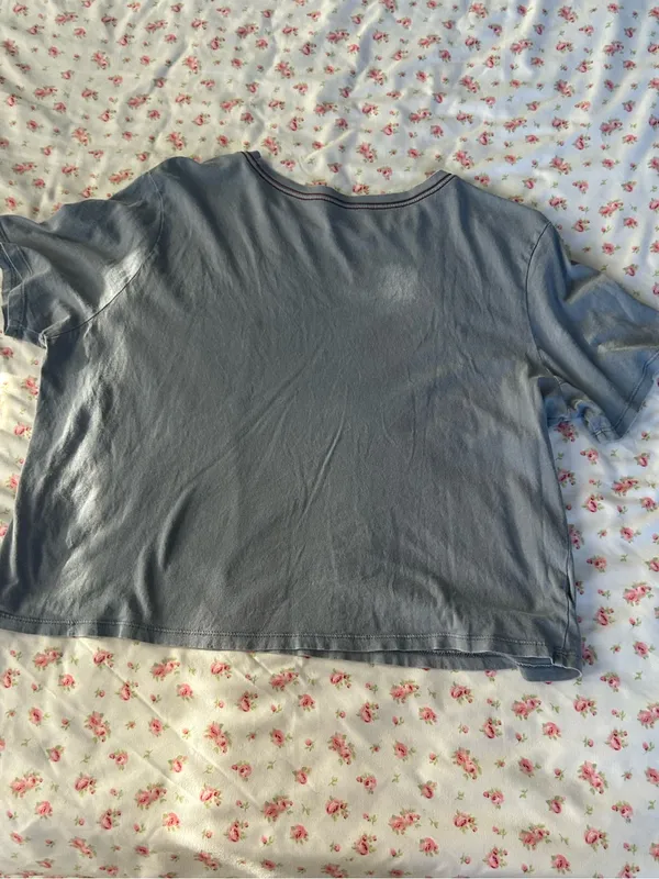 RVCA Washed Slate Blue Pocket Tee - Short Sleeve - Image 3