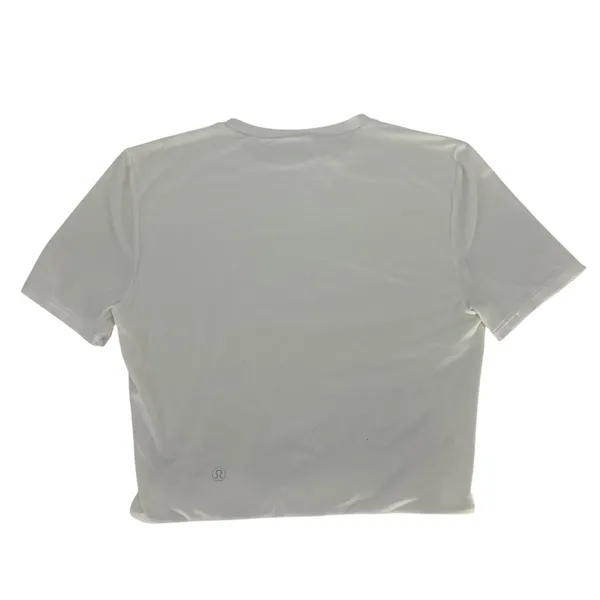 Lululemon Wundermost Ultra-Soft Nulu Cropped‎ T-Shirt White Size S - Image 5