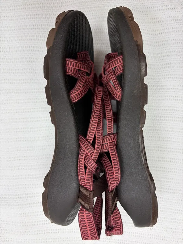Chaco Vibran Zx/2 Classic Double Strap Toe Loop Sandals Marrón Size W8 - Image 4