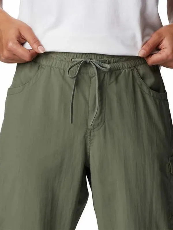 NWT Columbia Womens Size Large Tan Woodland Hills UPF 30 Roll Up Cargo Pants NEW - Image 6