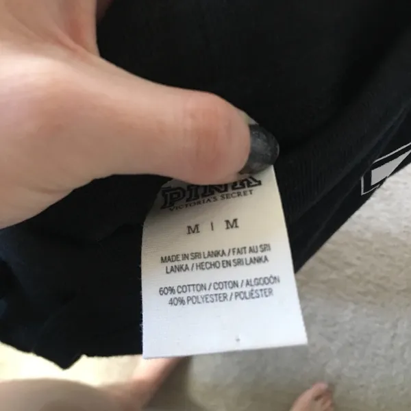 PINK - Victoria's Secret Black sweatpants never worn - Image 2