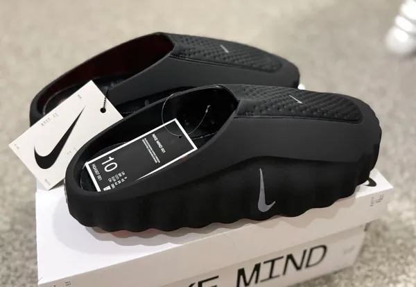 Nike Mind Science Department Sandals Black Orange - Image 4