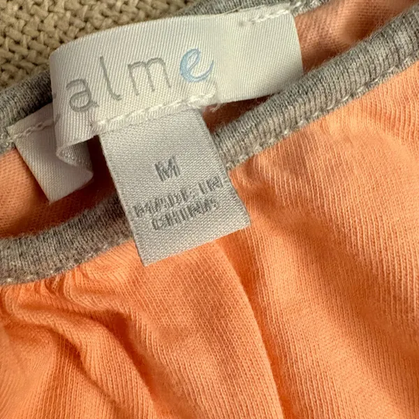 Johnny Was Calme Night and Day Peach & gray Tank & Shorts Set - worn once -flaw - Image 6