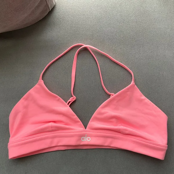 Alo Splendor Bra Neon Bubblegum M - Image 2