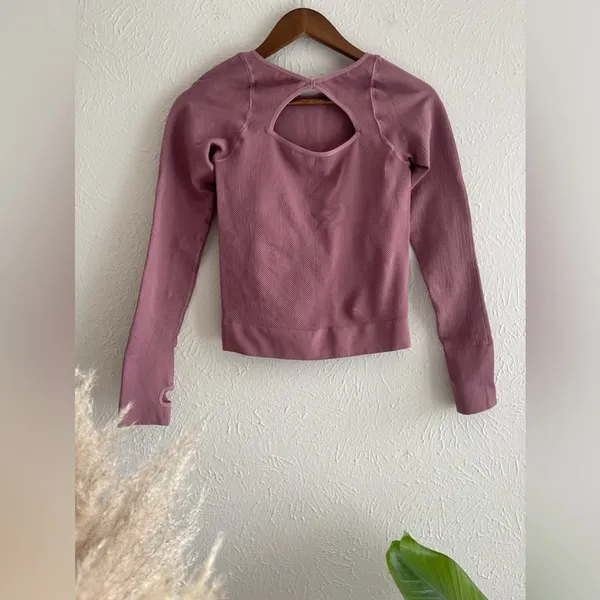 Free People Movement Easy Free Throw Layer Wistful Mauve Size XS/S NWT $… - Image 9