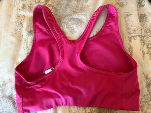 Nike Pink Dri-Fit Sports Racerback Bra Large - Image 5